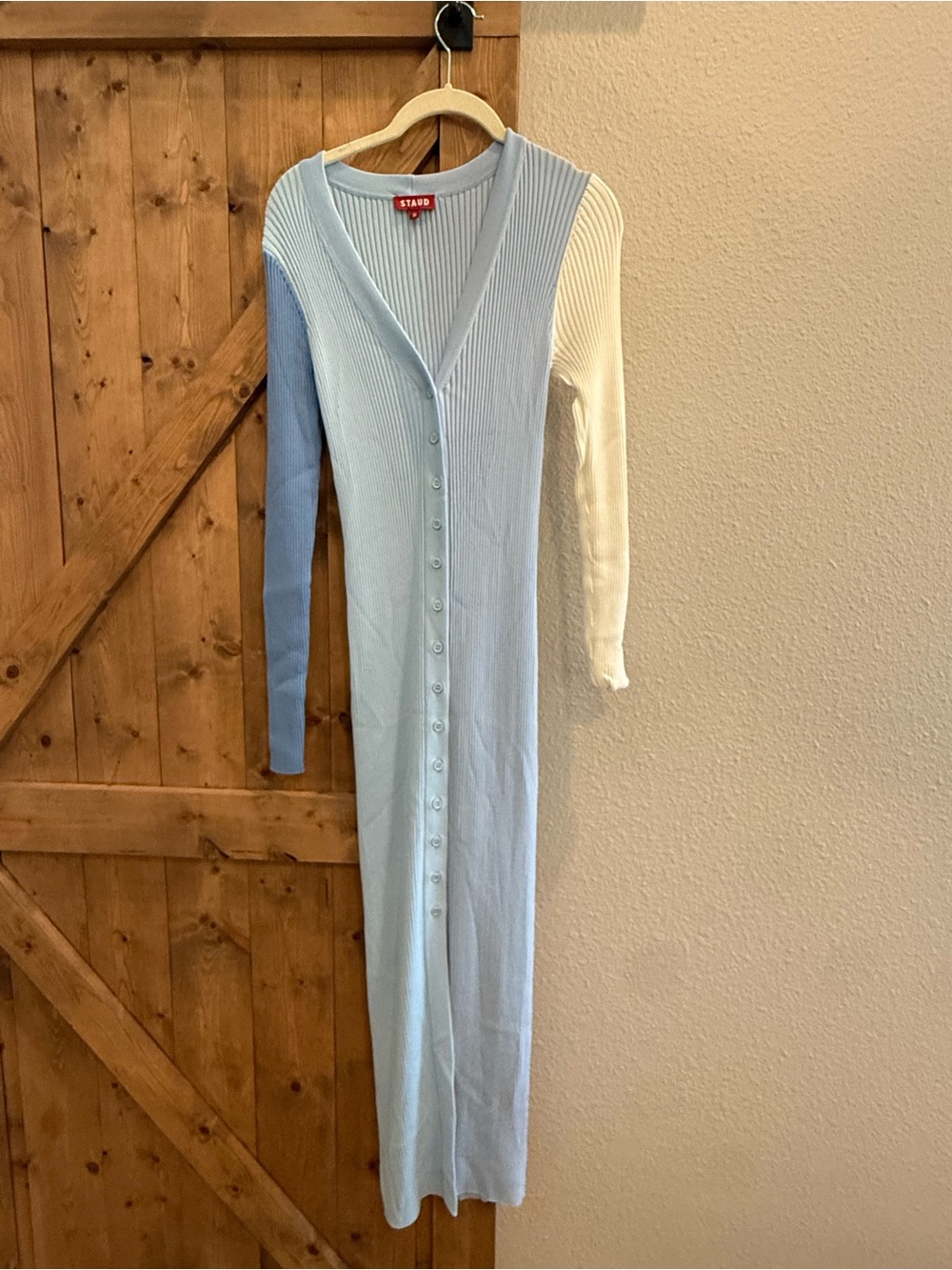 Staud Medium color block sweater dress